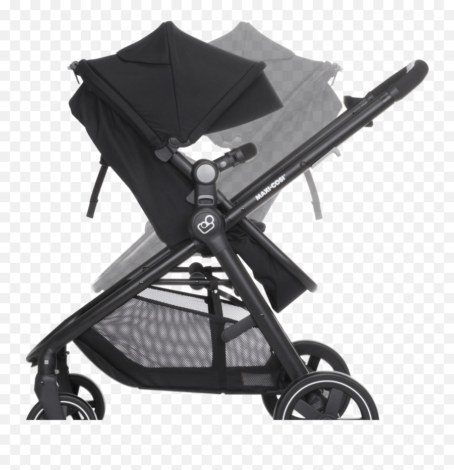 Maxi - Cosi Zelia Travel System Night Black Emoji,Babyhome Emotion Stroler