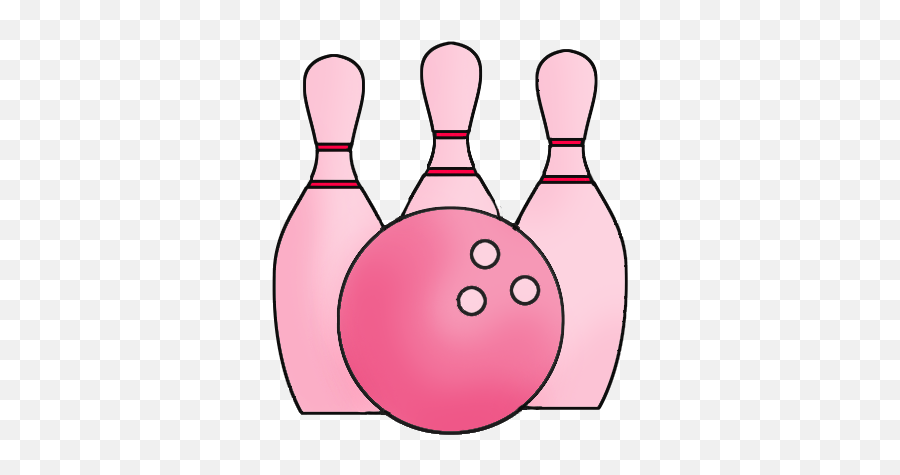 Pink Bowling Icon - Bowling Pink Clipart Emoji,Bowling Emoticon