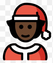 U200d Mx Claus Dark Skin Tone Emoji,Zz Emoji