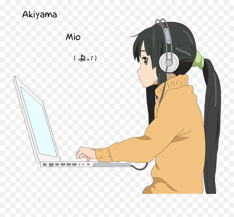 4593641 Anime Girls Simple Background Akiyama Mio K - Mio Headphones Emoji,Anime Girl Emotions