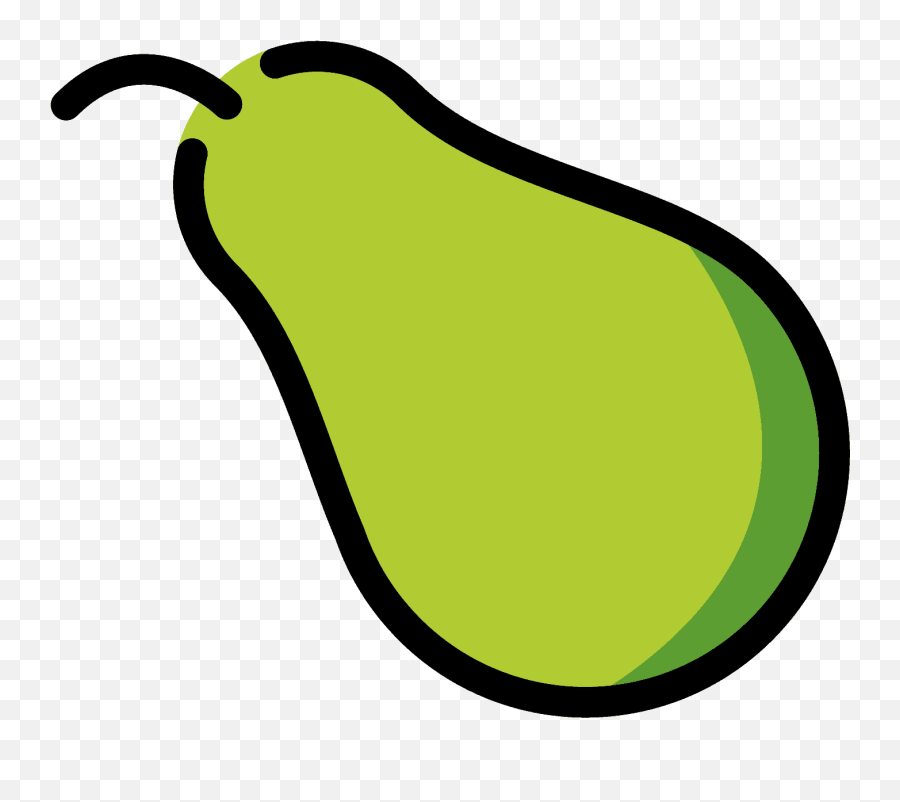 Pear Emoji Clipart - Emoji De Pera,Fruits And Vegetables Emoji