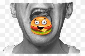 Sticker Hamburger Man Sticker - For Adult Emoji,Hamburger Emoticon