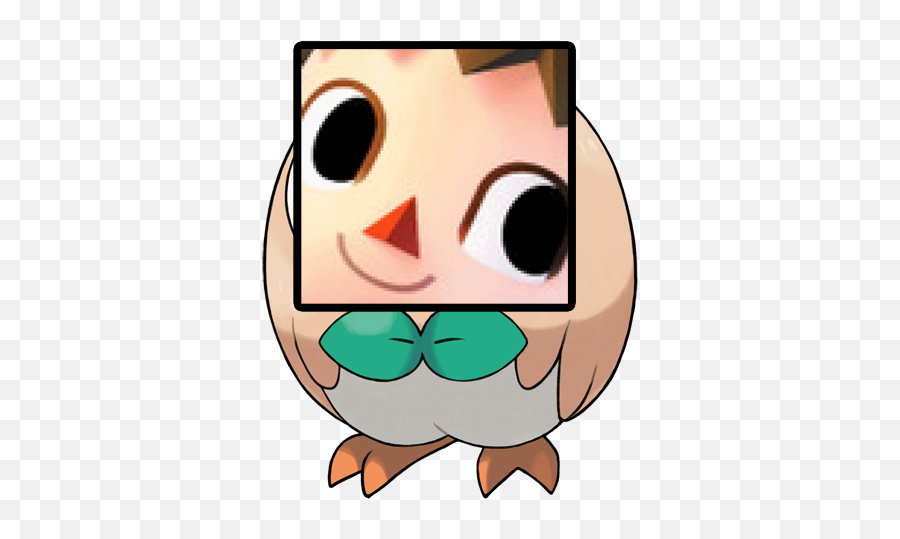 Villager - Rowlet Hot Emoji,Rowlet Emoji