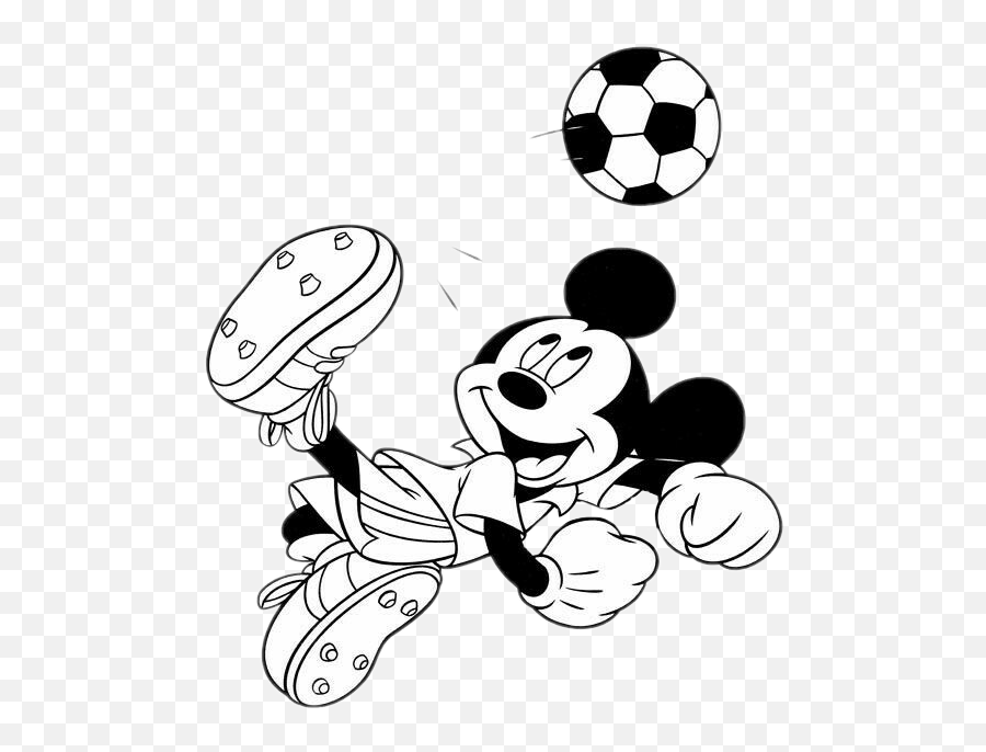 Sticker - Mickey Mouse Emoji,Fotball Emoji