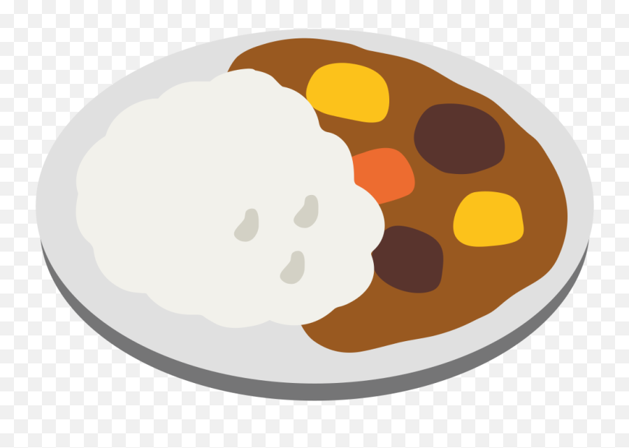 File - Emoji U1f35b Svg Japanese Curry Rice Vector Png Curry And Rice Clipart,Japanese Emoji