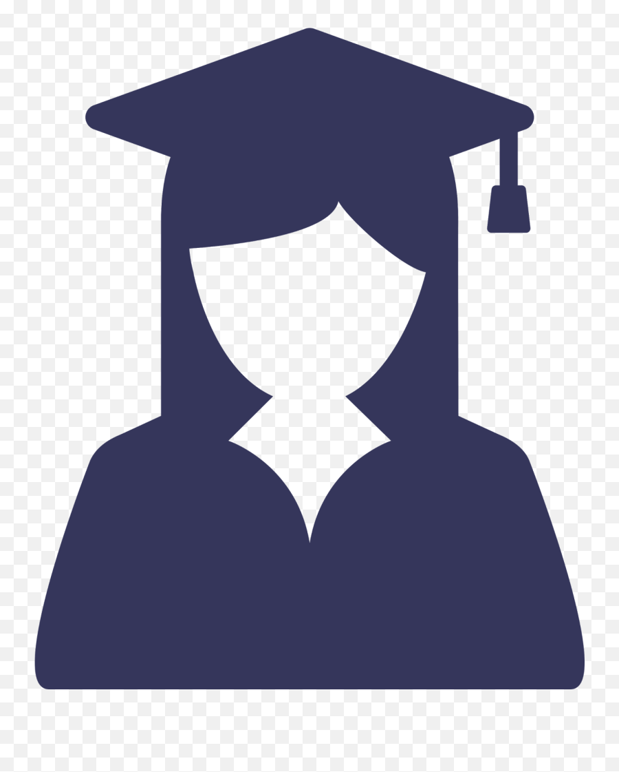 Graduation Ceremony Square Academic Cap - Silhouette Graduate Student Clipart Emoji,Transparent Graduation Cap Emoji