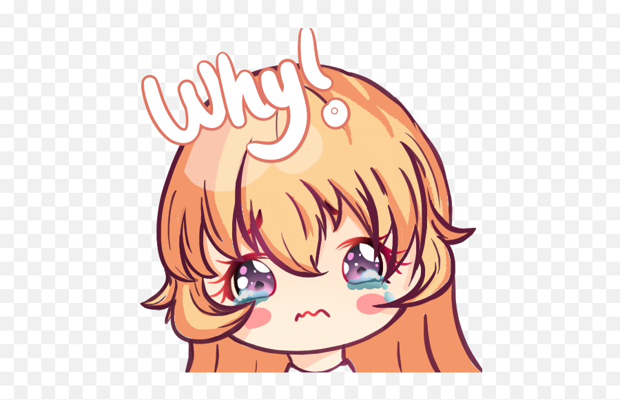 Erinacry - Sad Anime Girl Discord Emoji,Sad Anime Emojis
