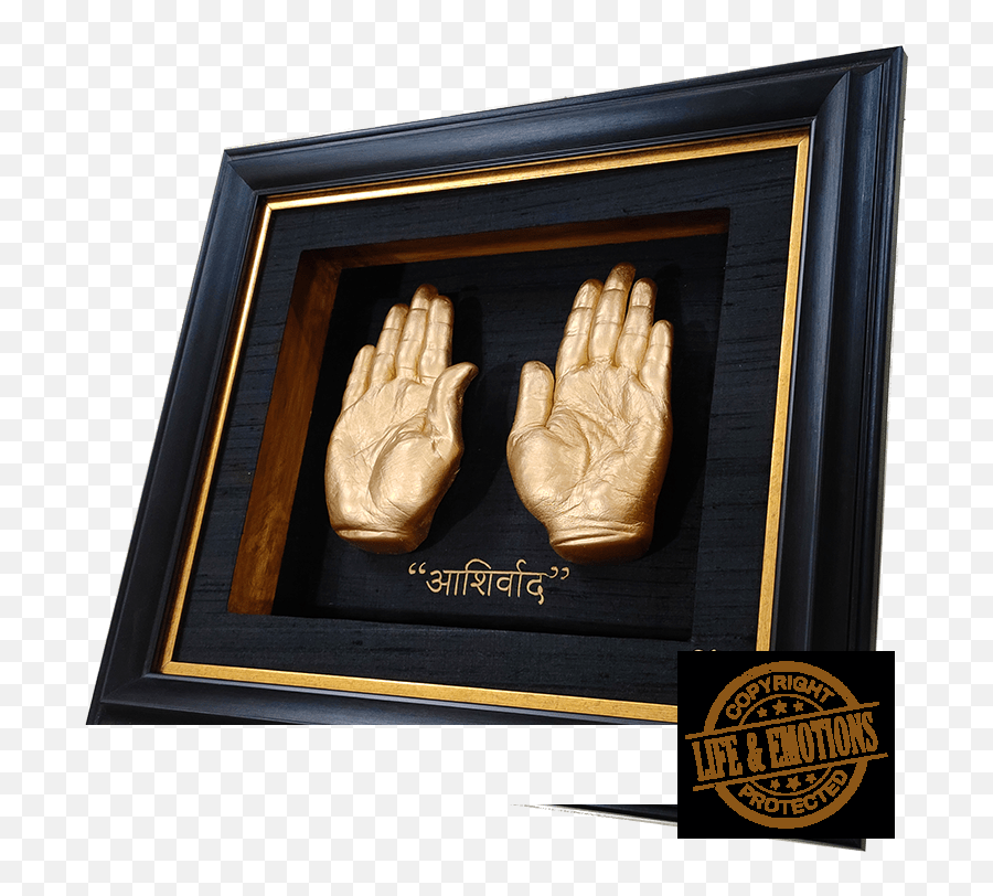 Life And Emotions - Casting Impressions By Amrita Dalal Poster Frame Emoji,Gold Green Emotions