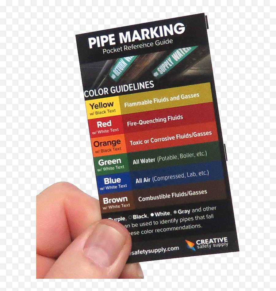 Pipe Marking Pocket Guide - Horizontal Emoji,Finger Nail Painting Emoji