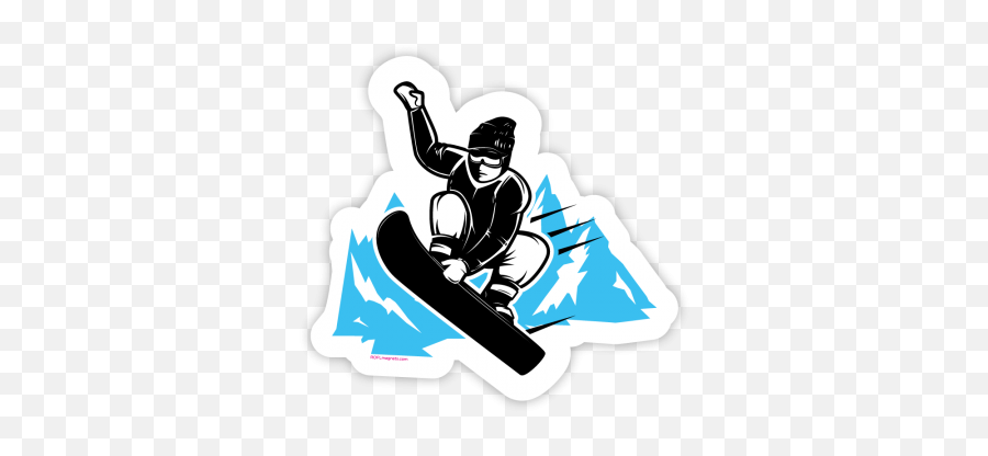 Skier - Snowboarder Emoji,Snowboard Emoji