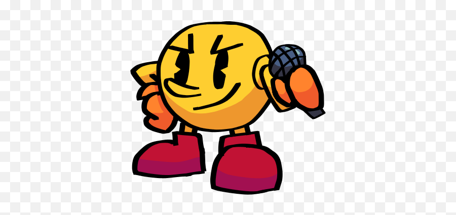 Cosmicarchive On Twitter Pac - Man For Friday Night Funkin Happy Emoji,Night Time Emoticon