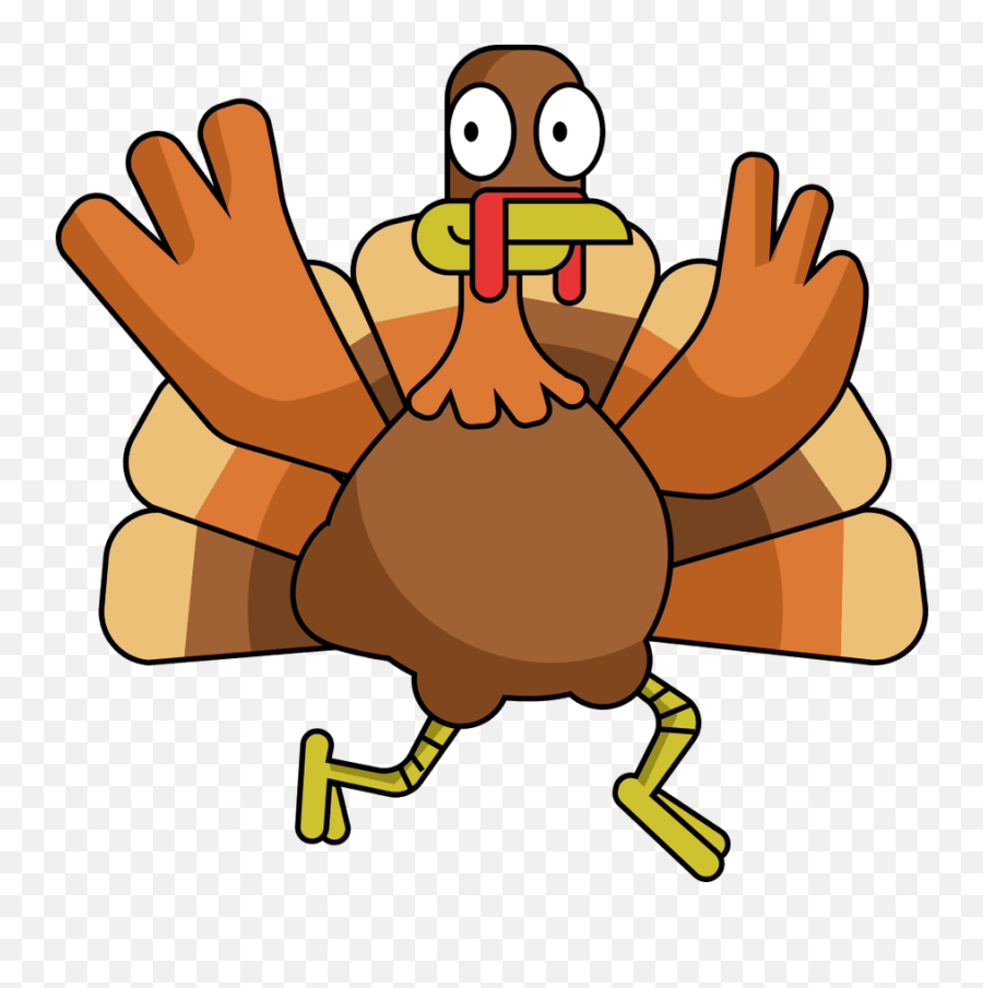 Happy Thanksgiving Clipart - Bad Turkey Drawing Png Turkey Thanksgiving Clipart Emoji,Happy Thanksgiving Day Animated Emoticon