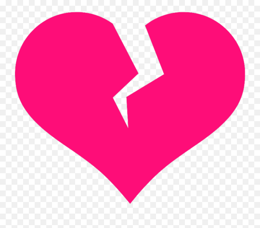 Broken Heart - Transparent Broken Heart Vector Emoji,Shattered Heart Emoticon