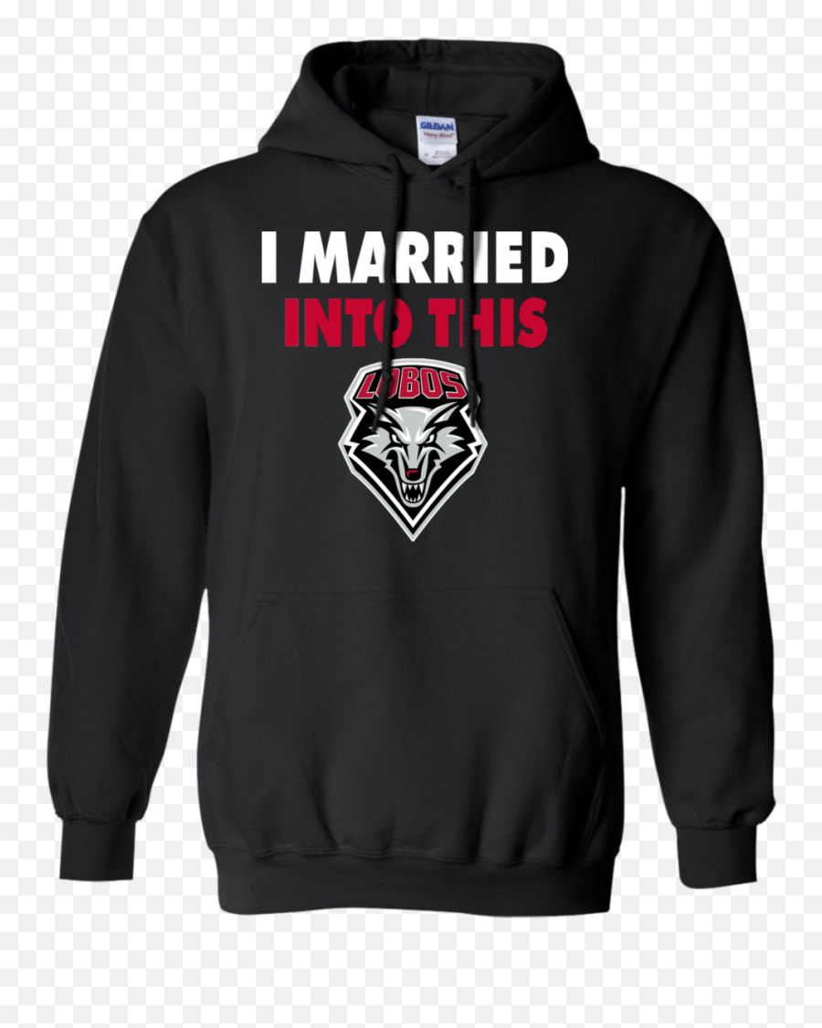 Sweater Hoodie - Unm Lobos Emoji,Married Emoji