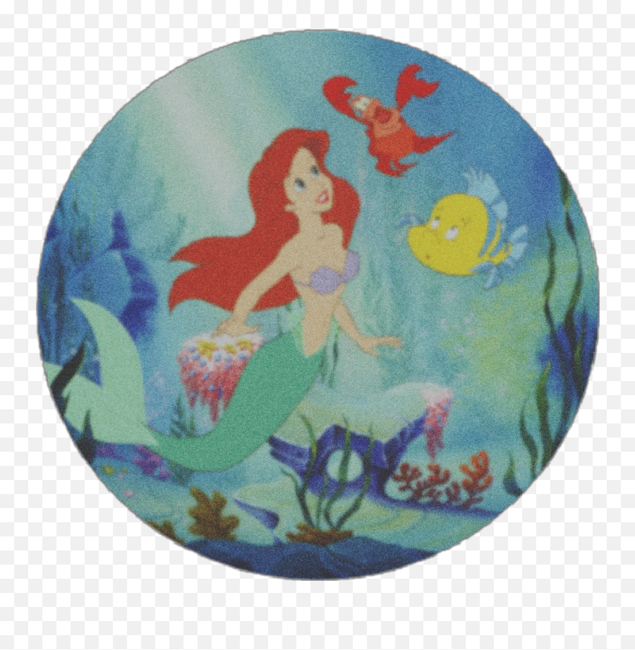 The Most Edited Flounder Picsart - Little Mermaid Flounder And Sebastian Scene Emoji,Mermaid Swimming Animated Emoticon