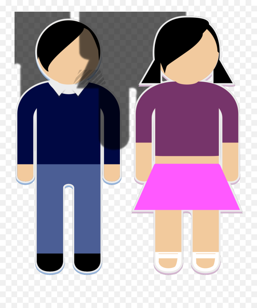 Boy And Girl Png Svg Clip Art For Web - You Are More Than A Brother Emoji,Boy And Girl Holding Hand Emoji