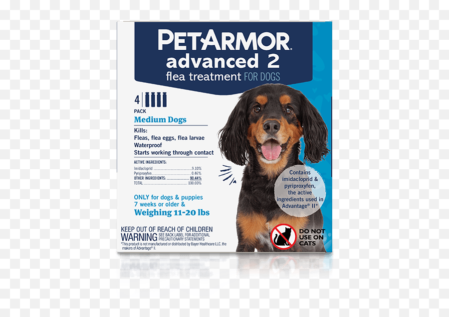 Petarmor Advanced 2 Flea Treatment For Dogs Petarmor - Dog Supply Emoji,Dog Ear Emotions\