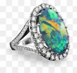 Estate Opal Jewelry Black Opal Jewelry - Solid Emoji,Breath Of Fire 2 Emotion Gem