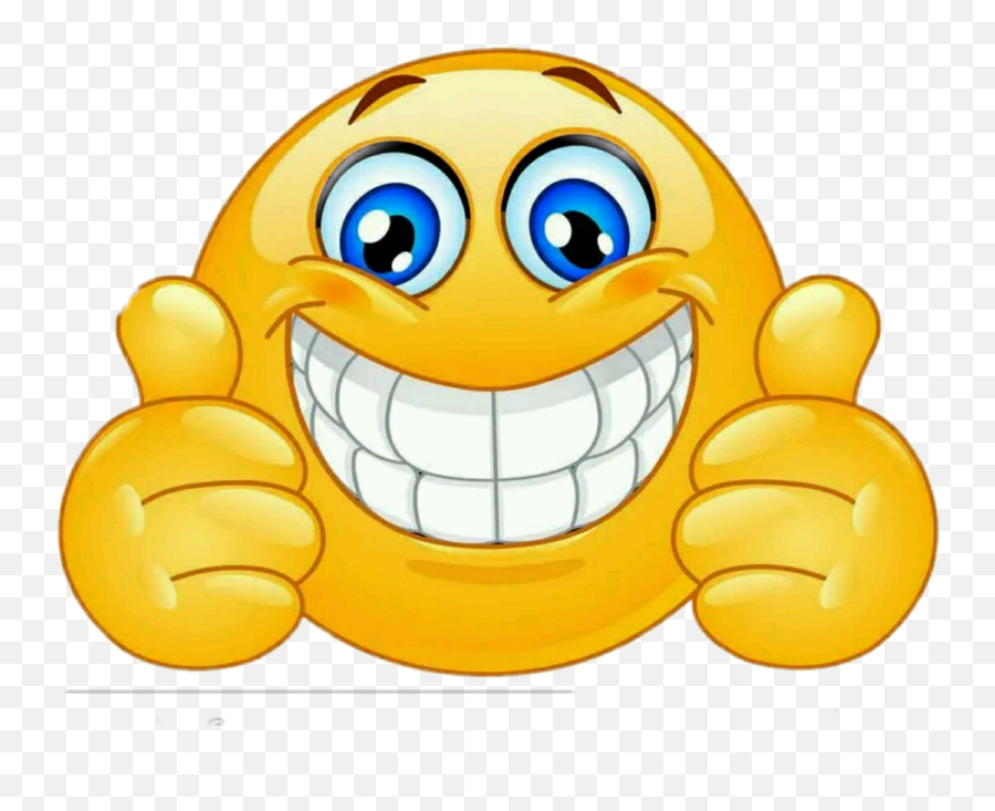 Shrikant Kshirsagar - Toothy Smile Cartoon Smile Emoji,Thums Up Emoticons