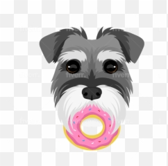 Dog Cute Cartoon Mascots Logo - Vulnerable Native Breeds Emoji,Mini Schnauzer Emojis