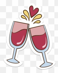 Love Stickers Quotes - 80u0027s Vintage U0026 Retro Set By Sunhee Choi Wine Glass Emoji,Toasting Glasses Emojis