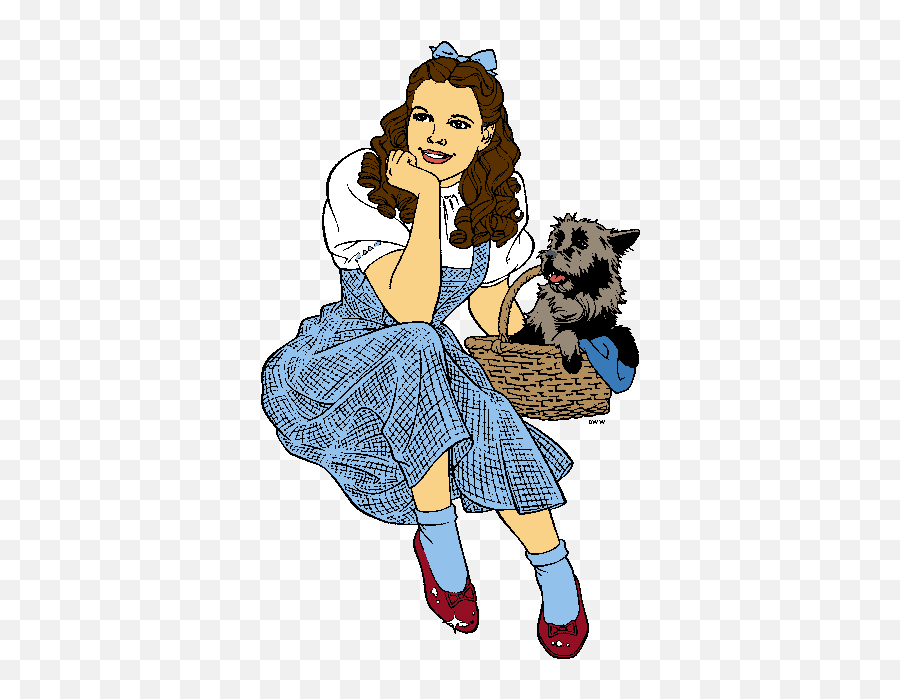 Dorothy Cliparts Png Images - Cartoon Clipart Dorothy Wizard Of Oz Emoji,Wizard Of Oz Animated Emoticons