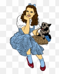 Dorothy Cliparts Png Images - Cartoon Clipart Dorothy Wizard Of Oz Emoji,Wizard Of Oz Animated Emoticons