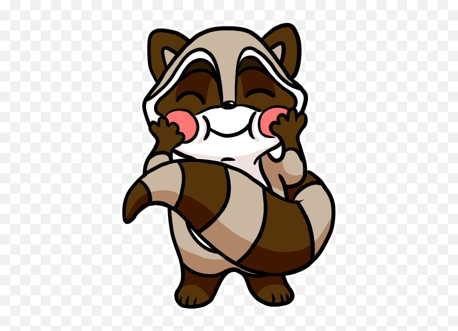 Bandit The Raccoon By Ipd Produktentwicklung Und Handel Ug - Happy Emoji,