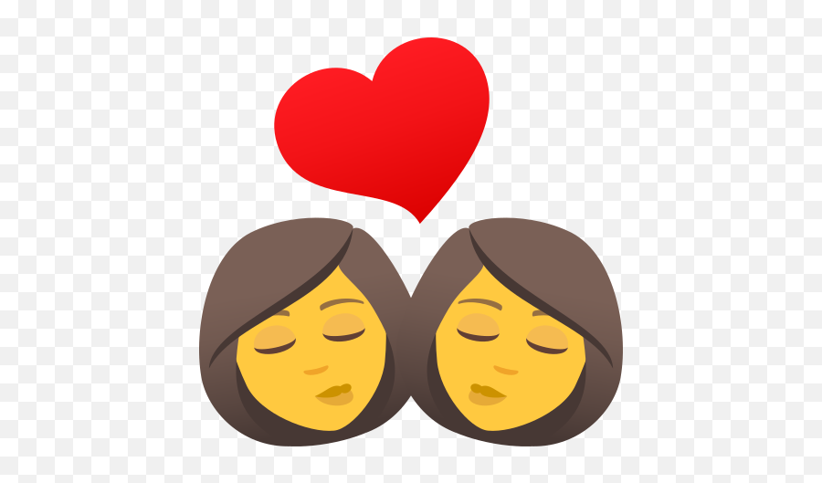 Woman Woman To Copy Paste - Kadn Erkek Emojisi,Kissing Emoji
