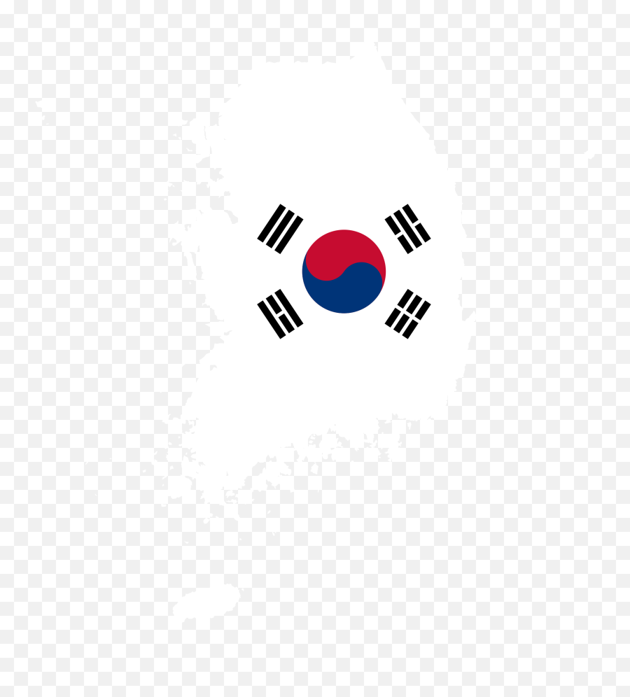 South Korea Map Flag - Map Flag South Korea Emoji,South Korea Flag Emoji