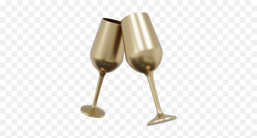 Premium Wine Glass 3d Illustration Download In Png Obj Or Emoji,Champagne Glasses Emoji