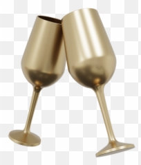 Premium Wine Glass 3d Illustration Download In Png Obj Or Emoji,Champagne Glasses Emoji