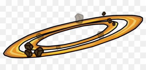 Meteor Clipart Asteroid Belt - Asteroid Belt Clipart Png Emoji,Ateroid Emoji