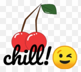 Osm Chill Logo Crop - Top With Osm Emoji And Frui Frankly Happy,Cherry Emoji