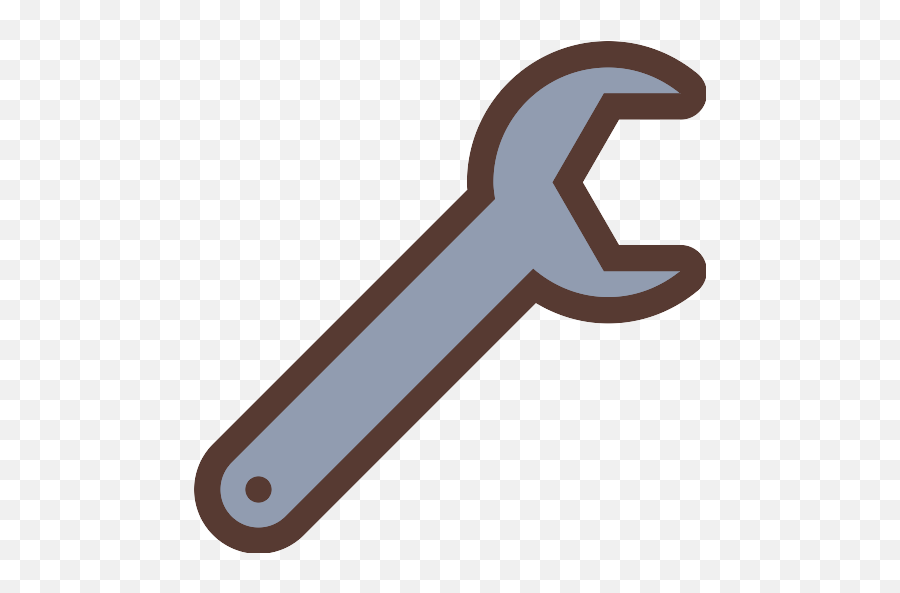 Multicolor Wrench And Hammer Tools Thin Outline Symbol Emoji,Emoticon Chave De Fenda