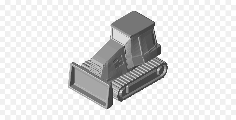 3dbish 3d Model Uploads Thangs Emoji,Bulldozer Emoji