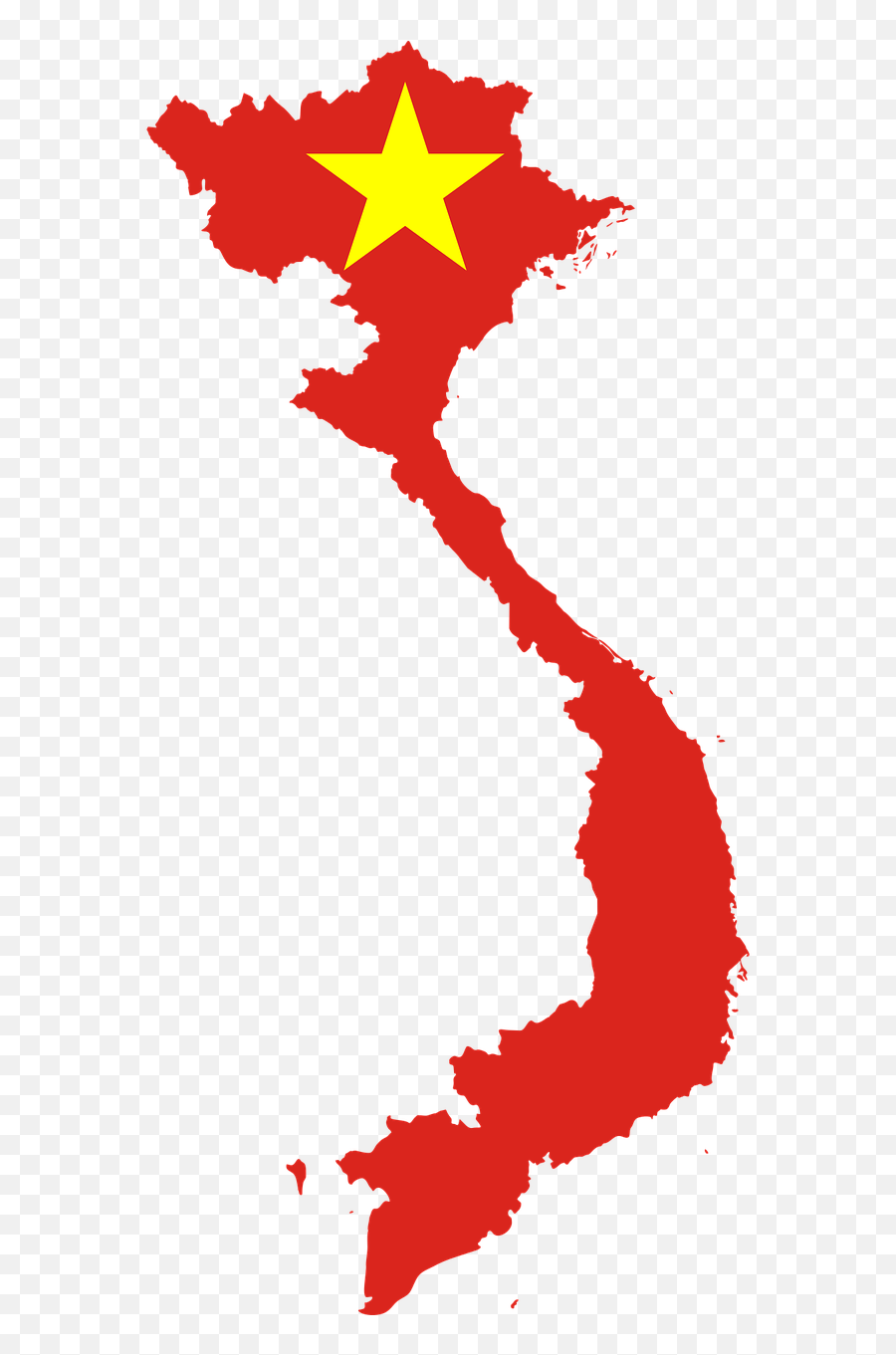 History Meaning Color Codes U0026 Pictures Of Vietnamese Flag - Vietnam Map Clip Art Emoji,Communism Emoji