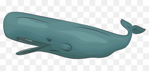 Sperm Whale Clipart - Huge Emoji,Killer Whale Emoji