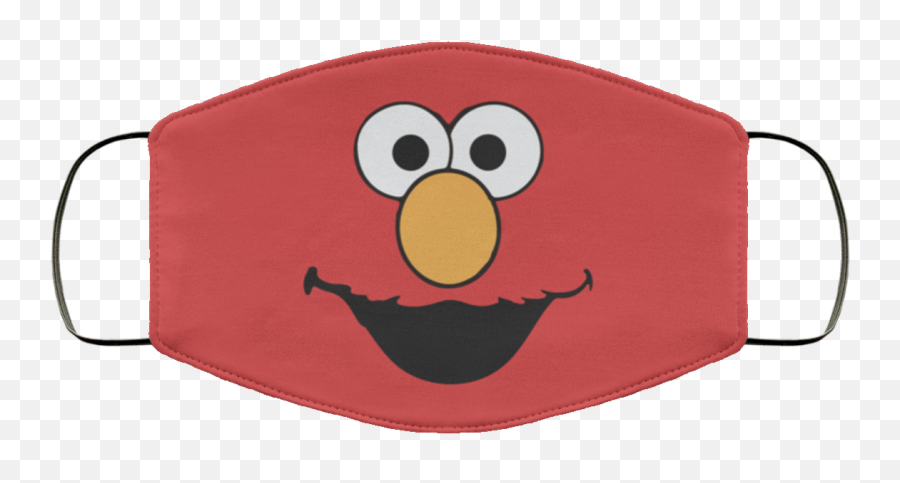 Elmo Face Mask Washable - Elmo Mask Emoji,Emoticon Face Mask