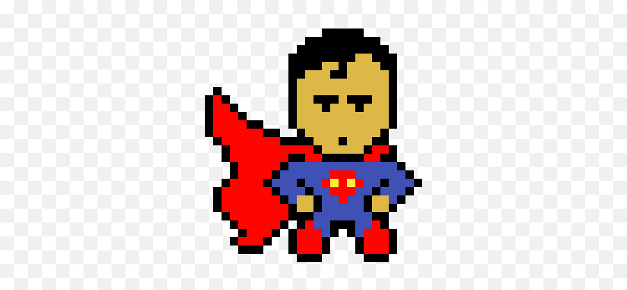 Pixilart - Pixel Art Minion Super Hero Emoji,Superman Emoticon Text