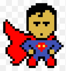 Pixilart - Pixel Art Minion Super Hero Emoji,Superman Emoticon Text