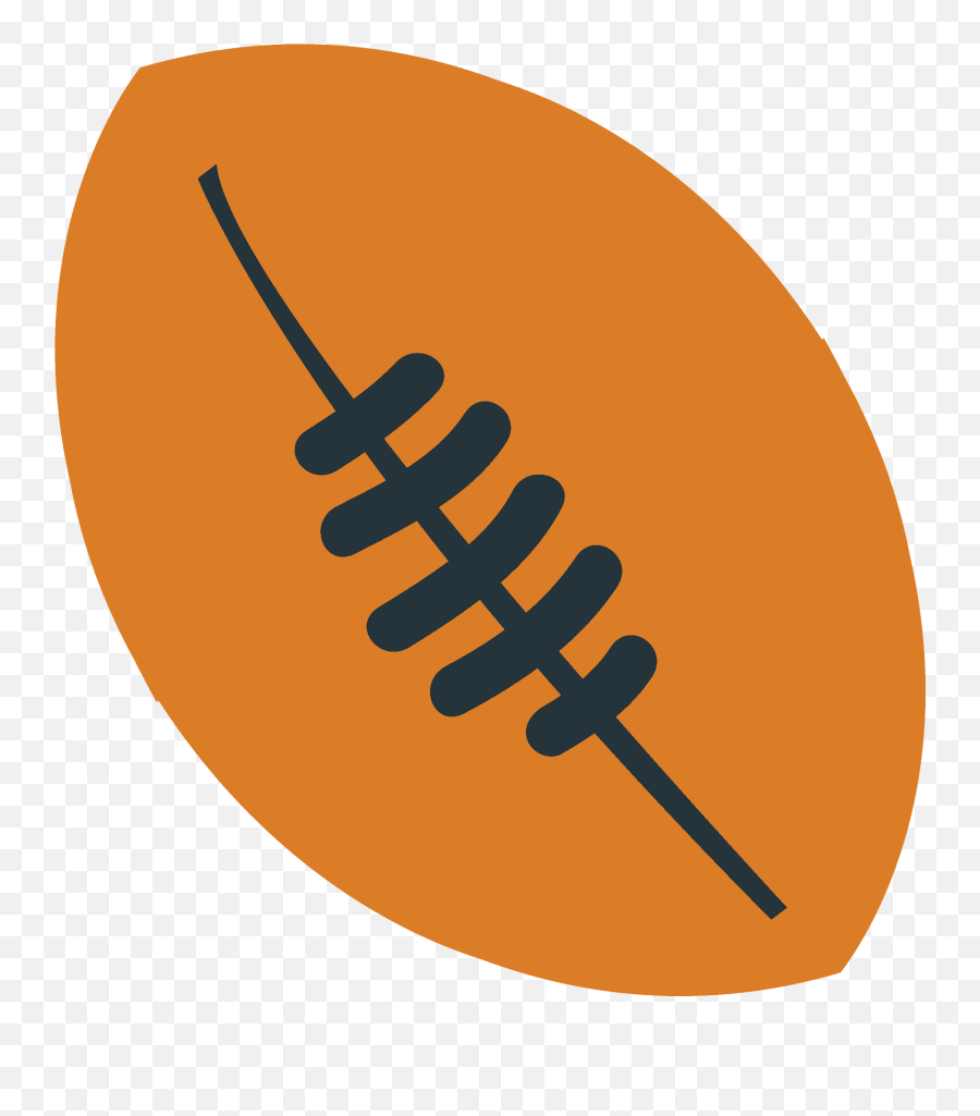 Rugby Football Emoji Clipart Free Download Transparent Png - Palla Da Rugby Clip Art,Football Emoji