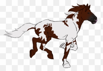 White Brown Horse Art - Transparent Horse Cartoon Gif Emoji,Horse Rider Emoji