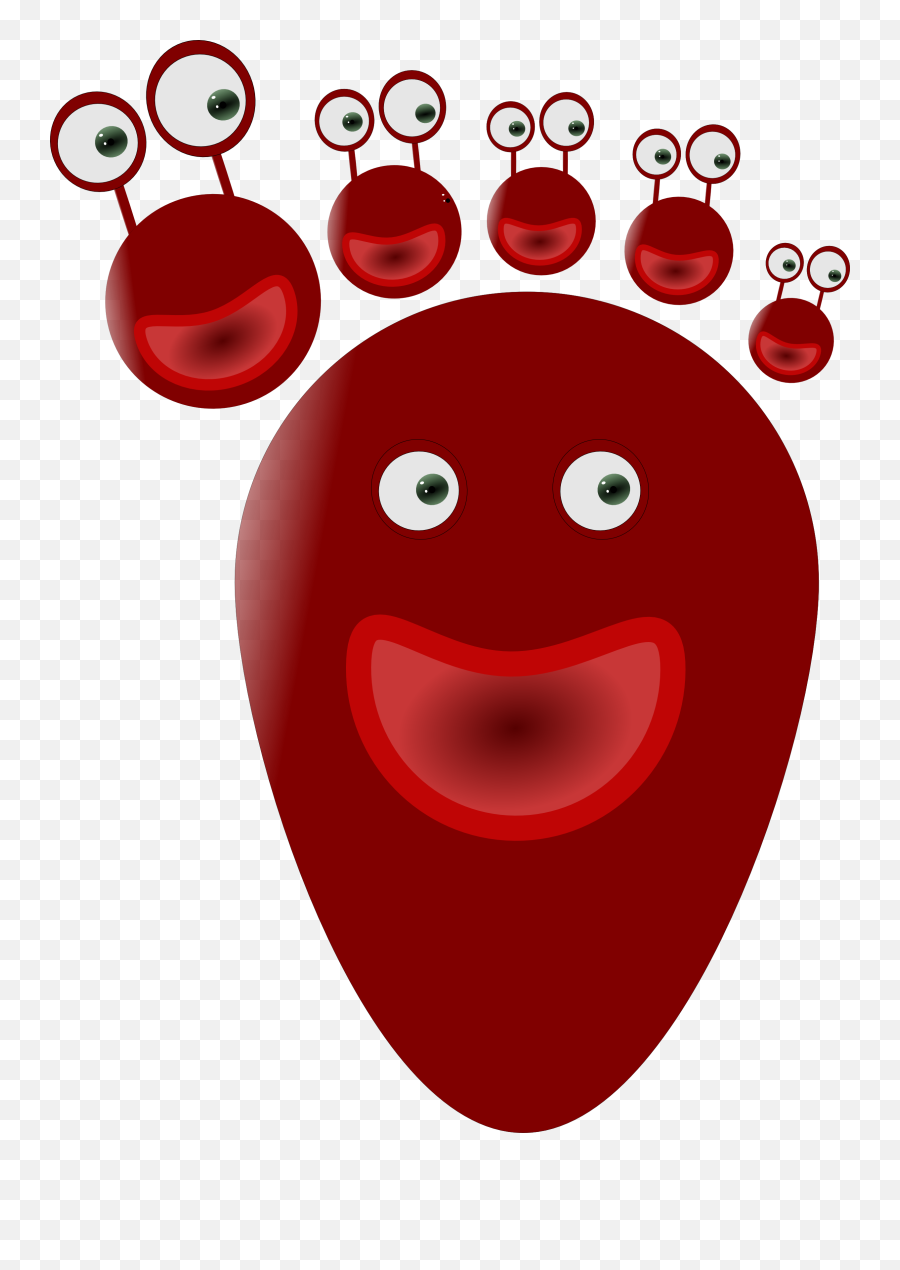 Red Eye Face Happy Smile Emoji,Communist Emoticon Face
