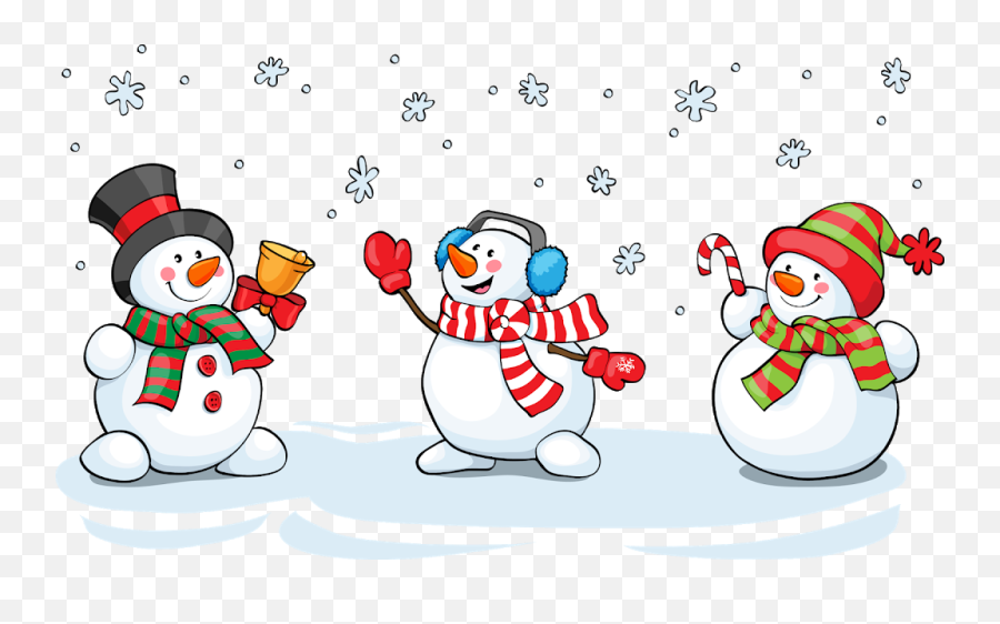 Clipart Snowman Group Clipart Snowman Group Transparent - Playing In The Snow Emoji,Snowman Emotions