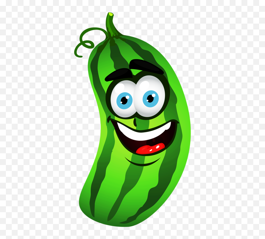 Pin - Vegetables Clipart With Face Emoji,Purple Cucumber Emoticon