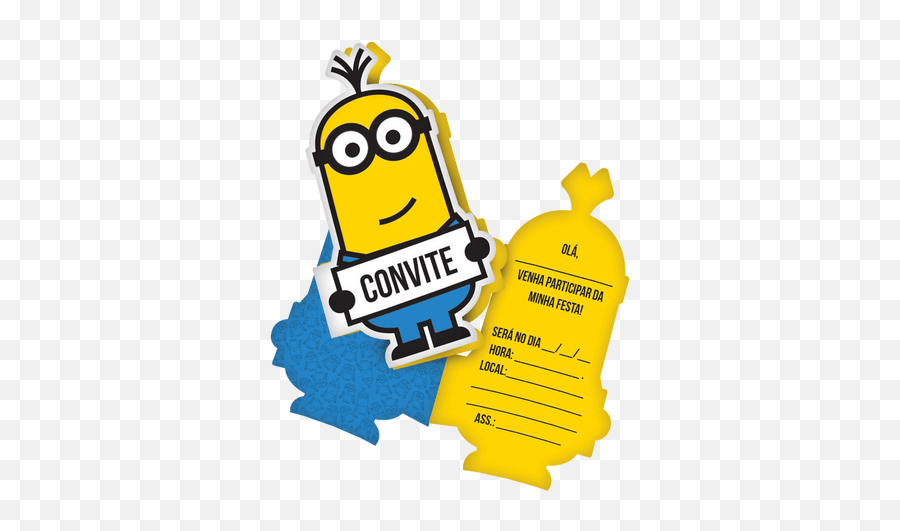 View 17 Convite Fundo Minions - Convite De Aniversário Do Minions Emoji,Emoticon Carátula