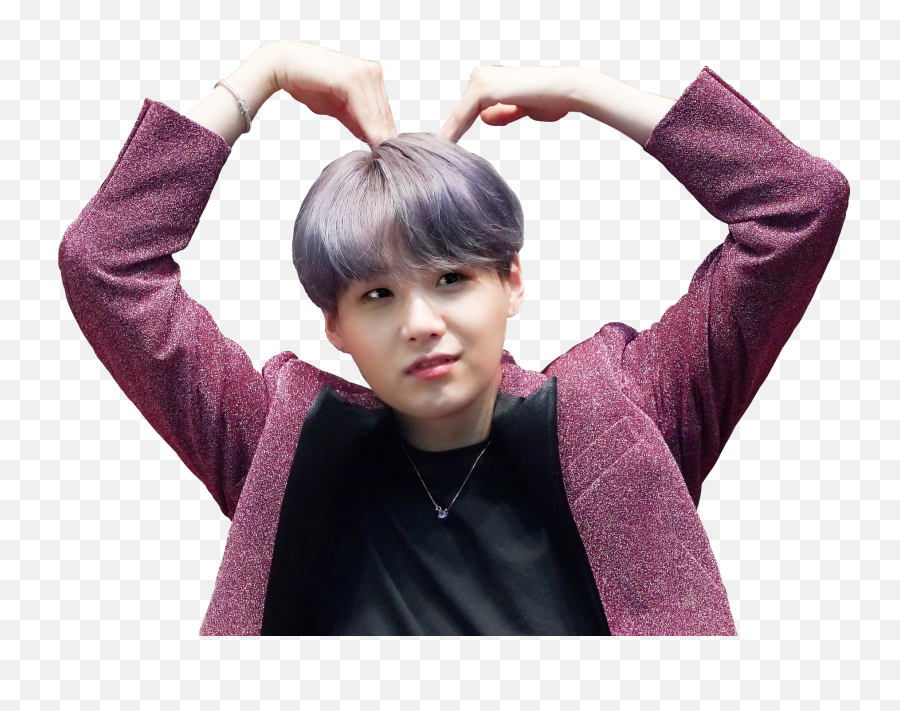 Bts Suga Yoongi Heart Sticker - Lil Meow Meow Vs Agust D Memes Emoji,Yoongi Heart Emojis