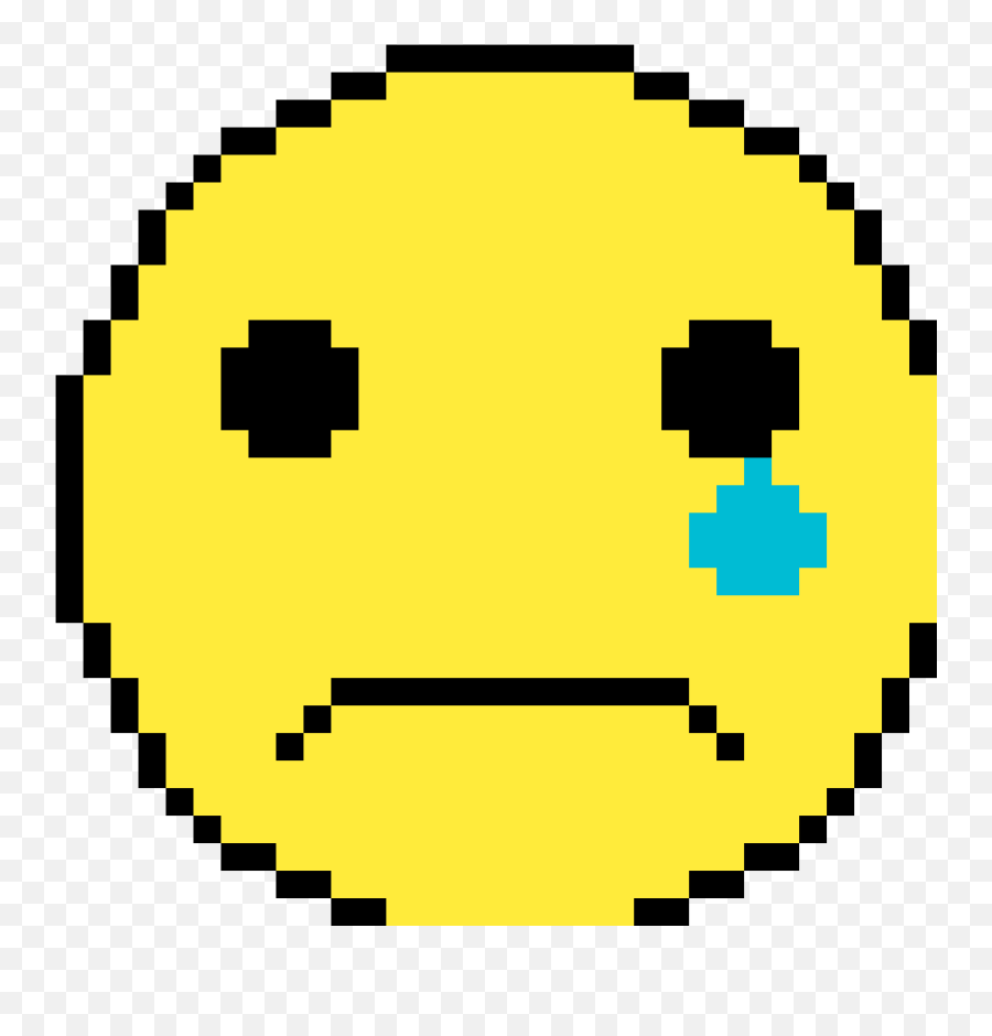 Pixilart - Crying Emoji By Gamerhowl29 Blueprint Circle In Minecraft,Draw Crying Emoticon