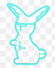 Custom 3d - Rabbit Emoji,Easter Bunny Taking A Dump Emoji